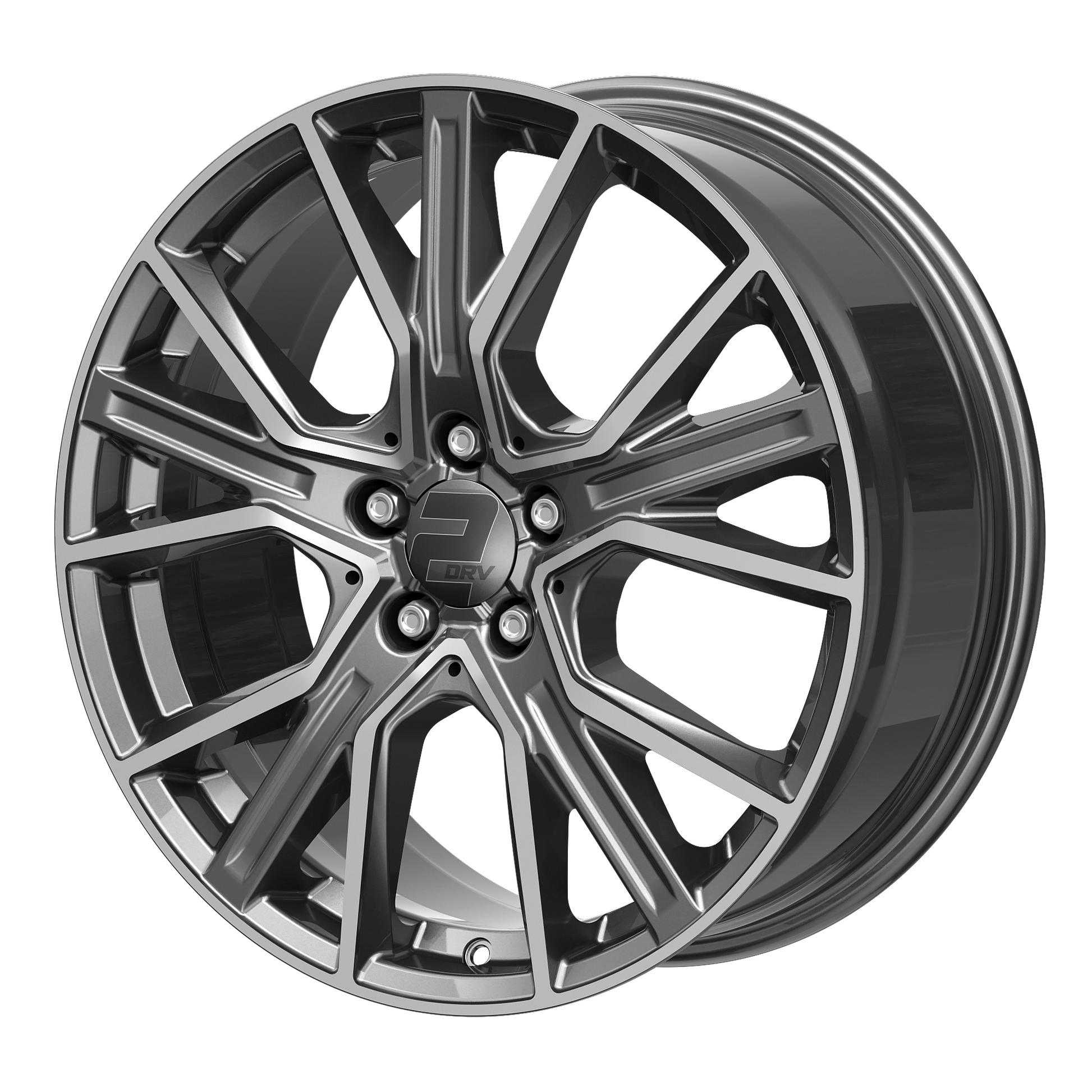 2DRV Felge WH34 Daytona Grau Hochglanzpoliert