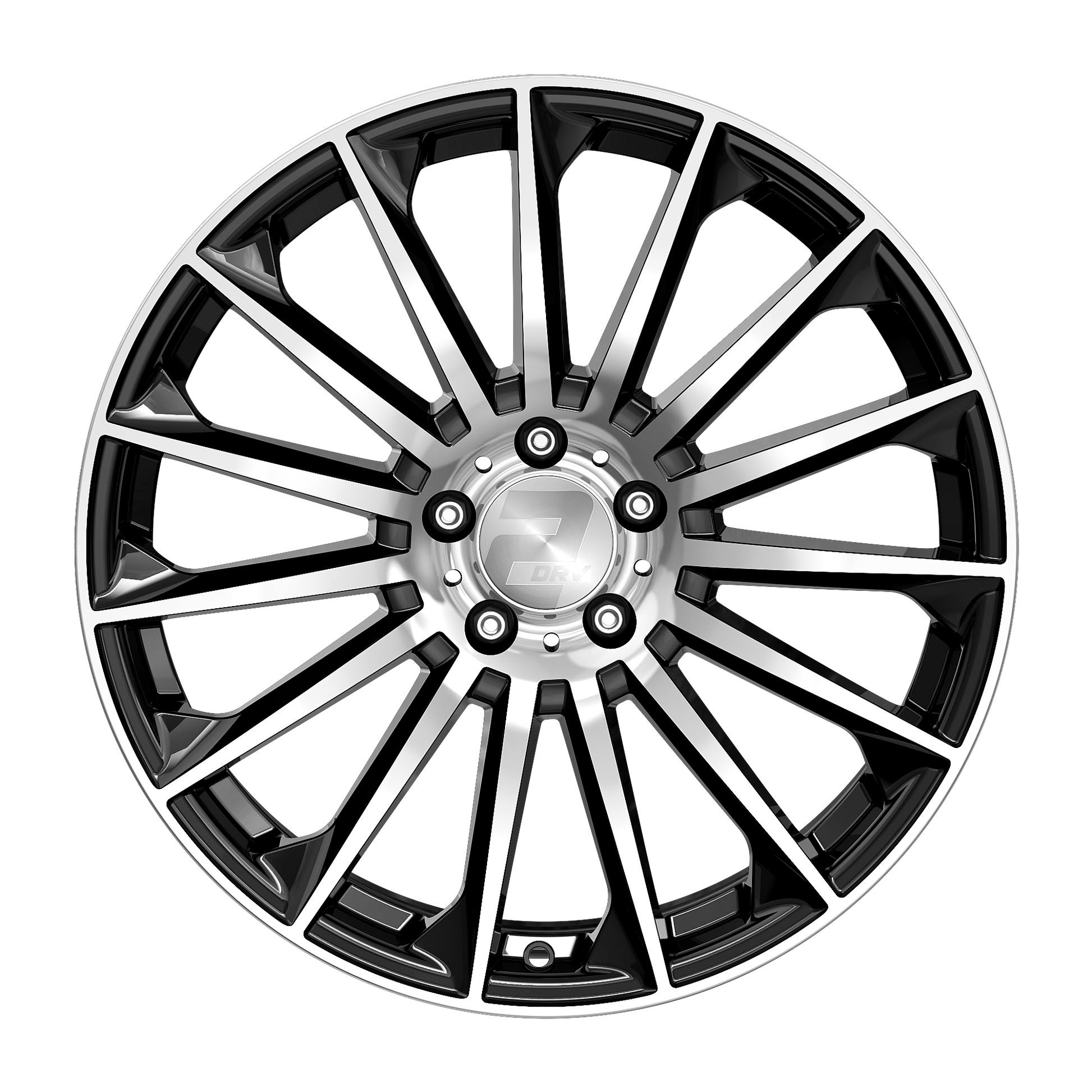 2DRV Felge WH39 Schwarz Hochglanzpoliert