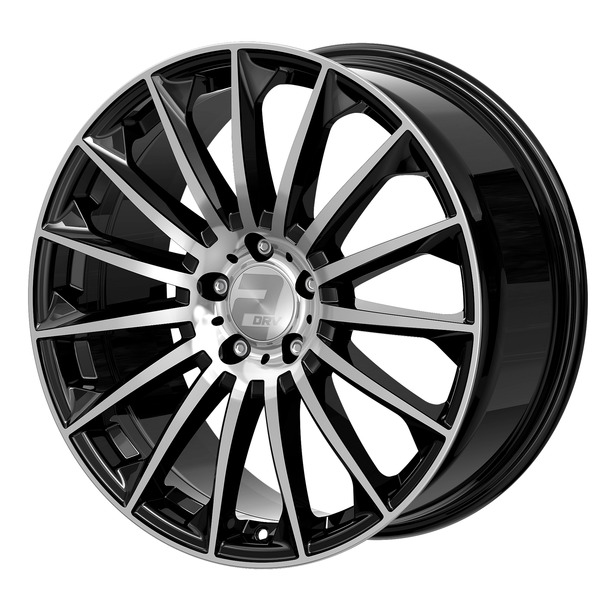 2DRV Felge WH39 Schwarz Hochglanzpoliert