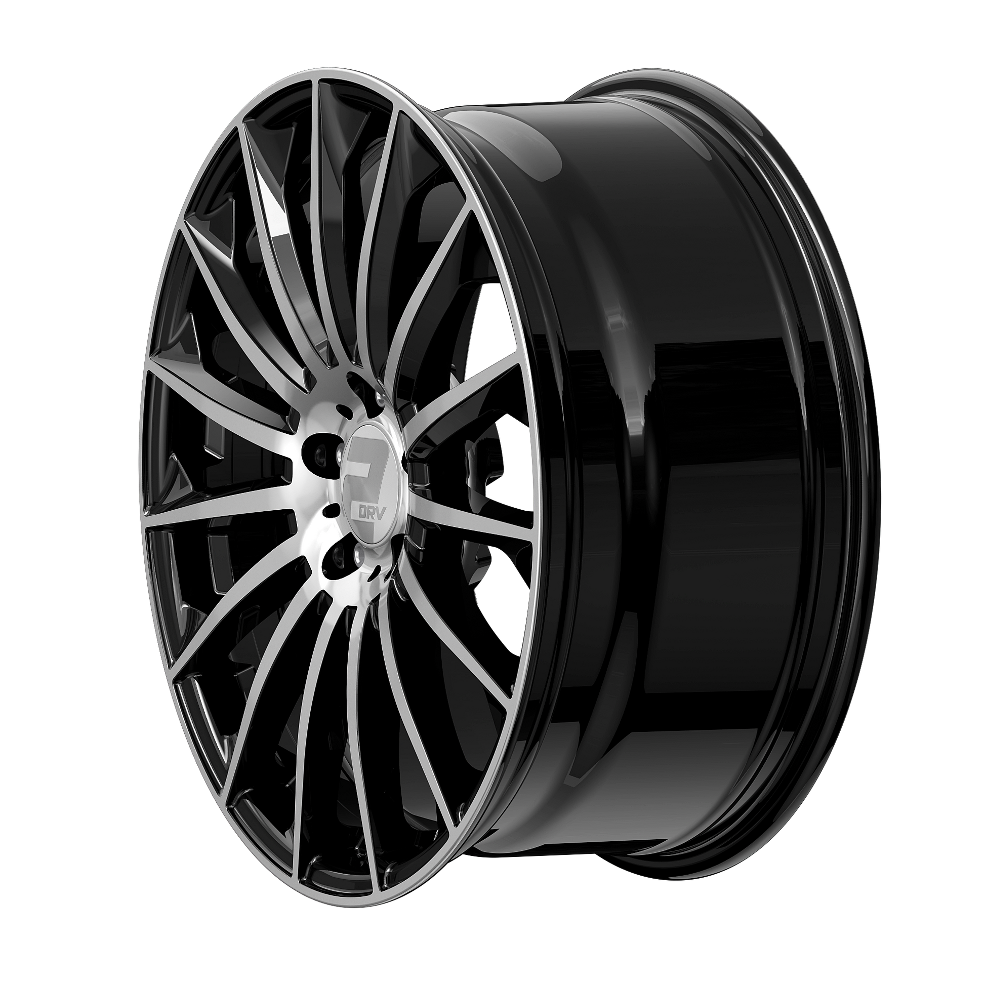 2DRV Felge WH39 Schwarz Hochglanzpoliert