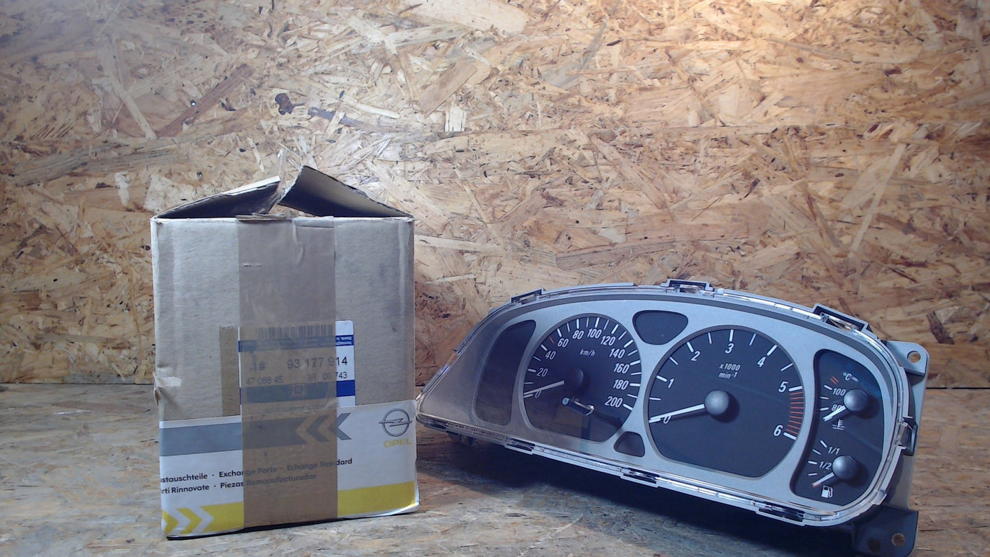 Original GM Opel Tacho Instrument km/h AT-Teil 93177914 Agila A