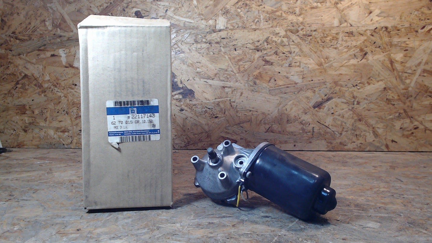 Original GM Opel Wischermotor Frontscheibe, Delco Ausführung passend für Fahrzeuge mit Wischergestänge 22117143 Omega A , Senator B