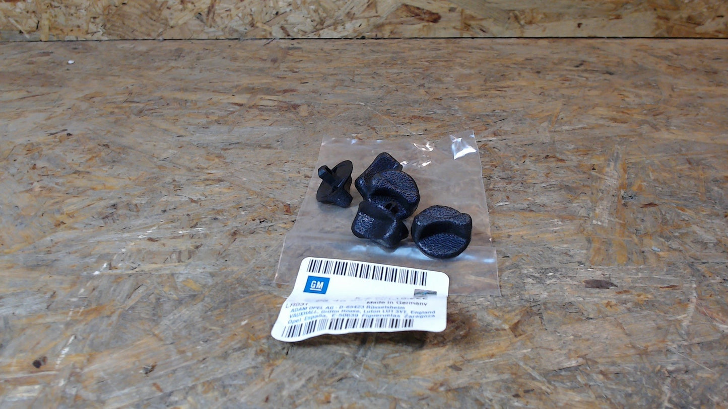 Original GM Opel Clip Oberteil Fach Erste Hilfe anthrazit 90365632 Calibra , Vectra A Satz(5Stück)