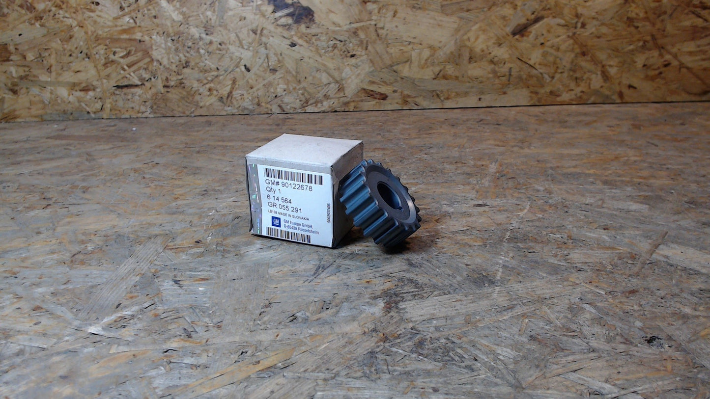 Original GM Opel Zahnrad Kurbelwelle für Zahnriemen 90122678 Ascona C , Corsa A , Kadett E , Kadett E Cabrio , Vectra A