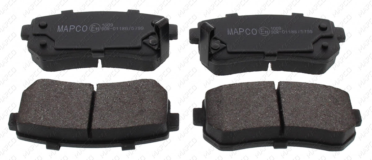 MAPCO Bremsbelagsatz, Scheibenbremse Hinterachse  6922