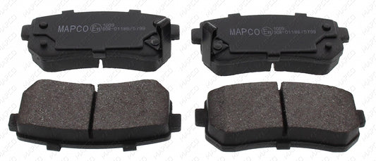 MAPCO Bremsbelagsatz, Scheibenbremse Hinterachse  6922