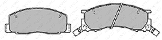 MAPCO Bremsbelagsatz, Scheibenbremse Vorderachse  6598