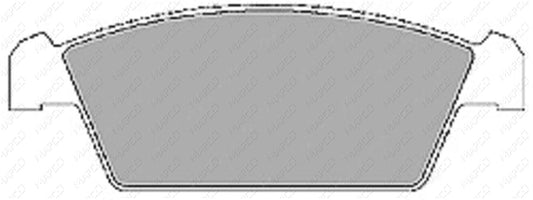 MAPCO Bremsbelagsatz, Scheibenbremse Vorderachse  6601