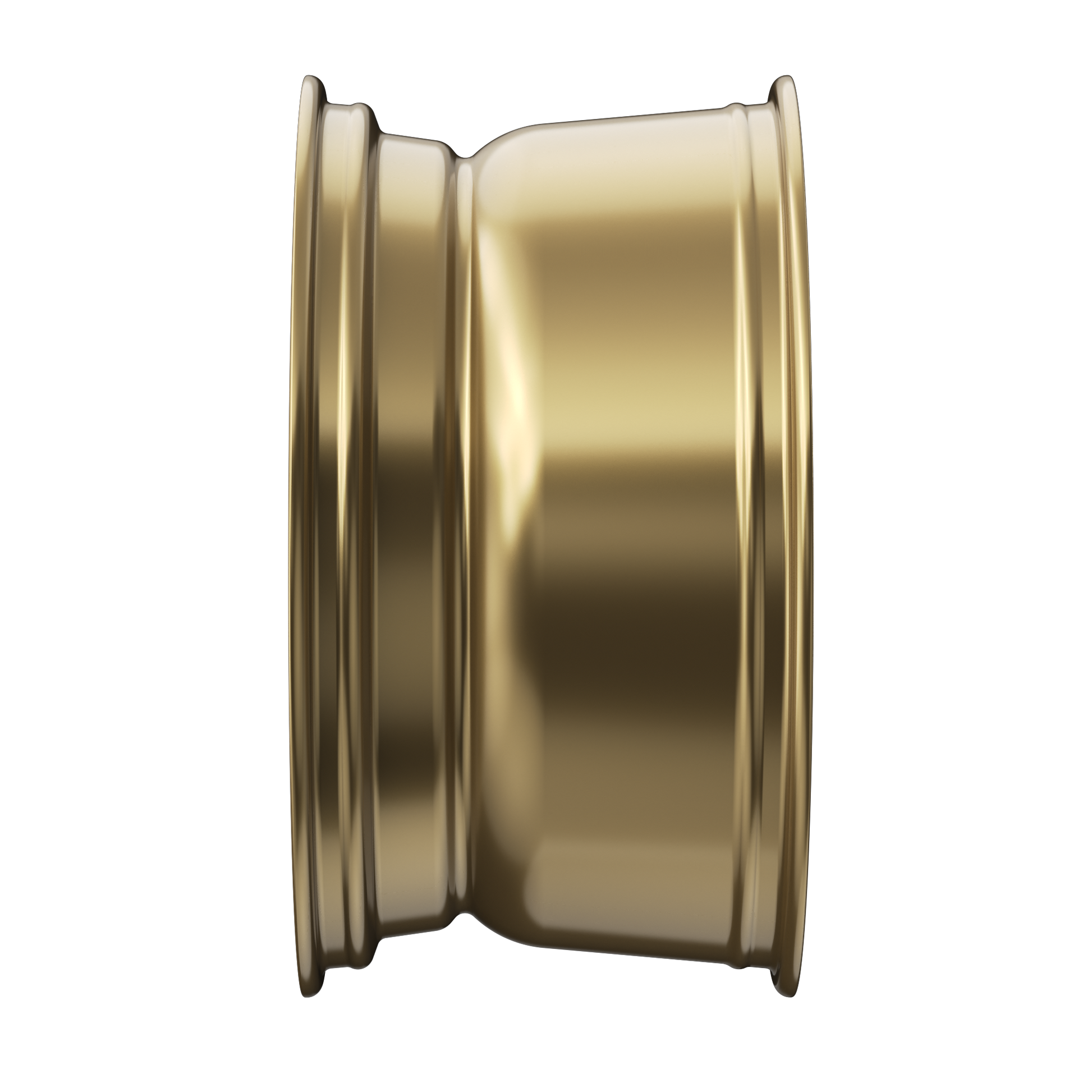 AXXION Felge Y1 Gold glänzend lackiert mit Hochglanzpoliertem Felgenbett