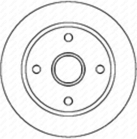 MAPCO Bremsscheibe Vorderachse  25032