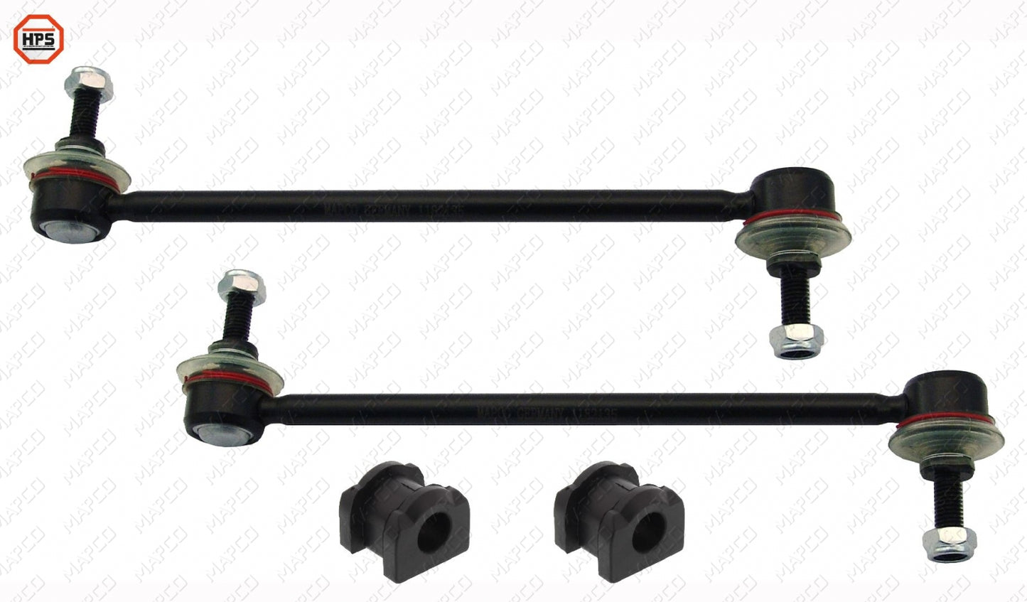 MAPCO Reparatursatz, Stabilisatorlager Satz  Vorderachse beidseitig  innen  53324HPS