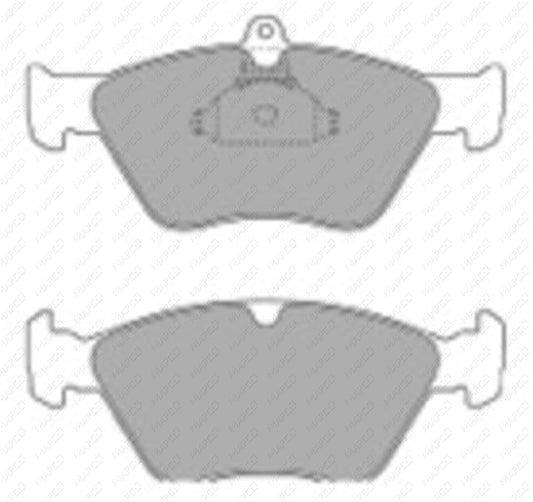 MAPCO Bremsbelagsatz, Scheibenbremse Vorderachse  6459