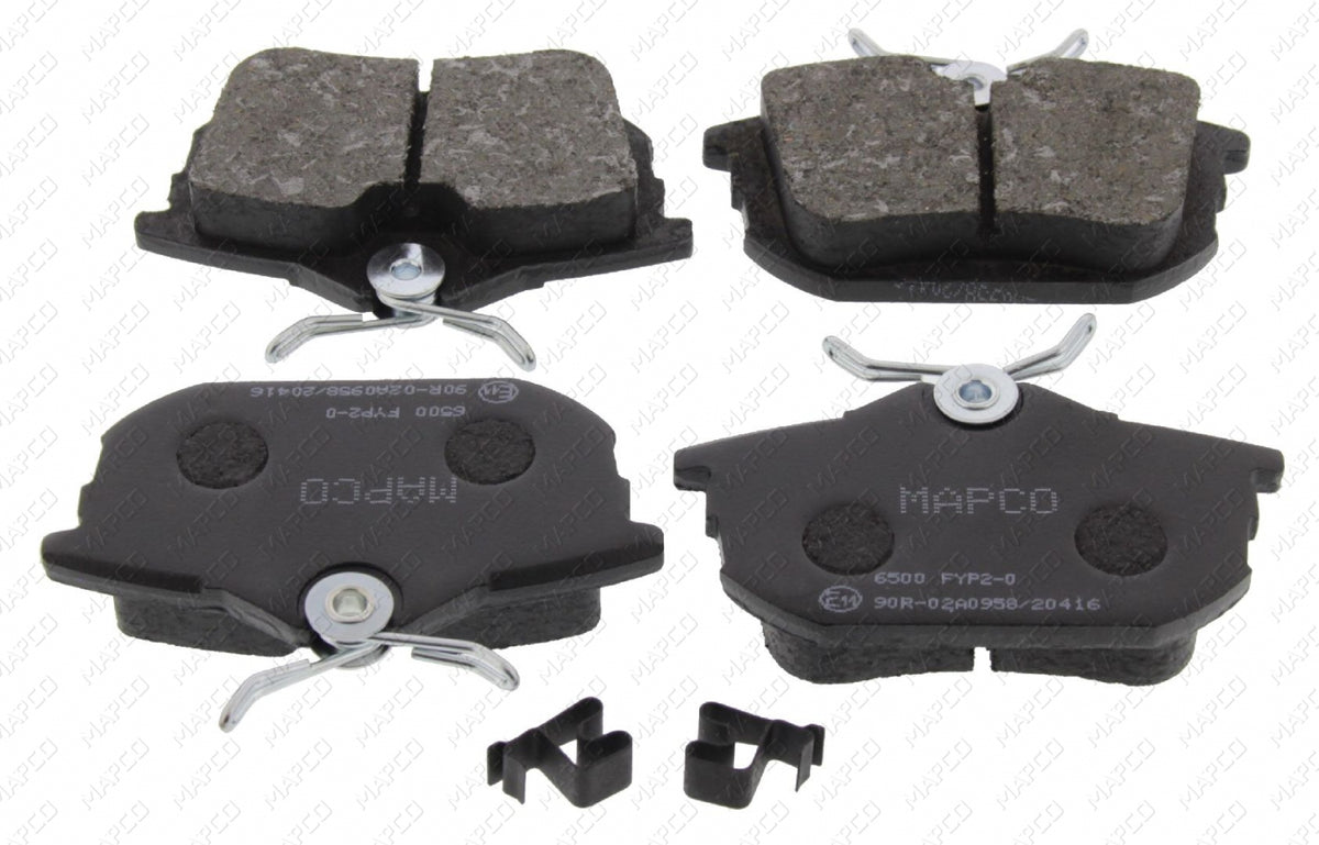 MAPCO Bremsbelagsatz, Scheibenbremse Hinterachse  6500