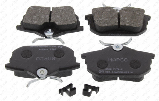 MAPCO Bremsbelagsatz, Scheibenbremse Hinterachse  6500