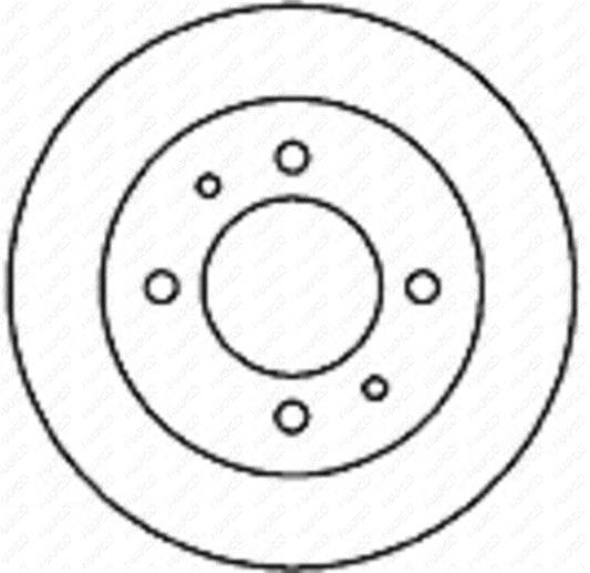 MAPCO Bremsscheibe Hinterachse  25517