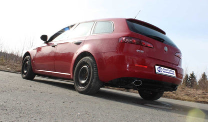 FOX Alfa Romeo 159/ Alfa Romeo 159 Sportwagon Endschalldämpfer rechts/links - 115x85 Typ 38 rechts/links