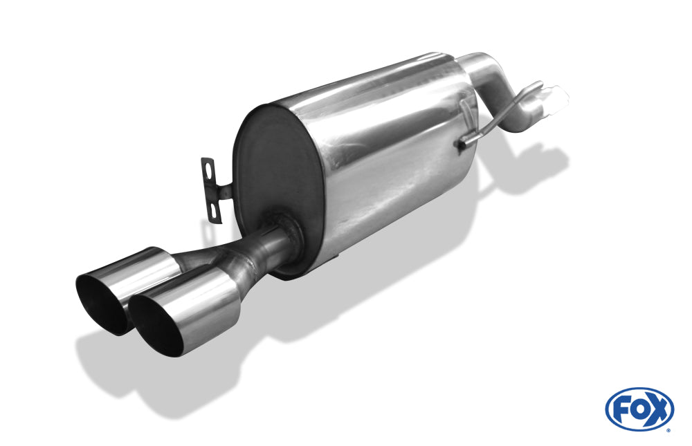 FOX Alfa Romeo Mito - 955 Endschalldämpfer - 2x80 Typ 14