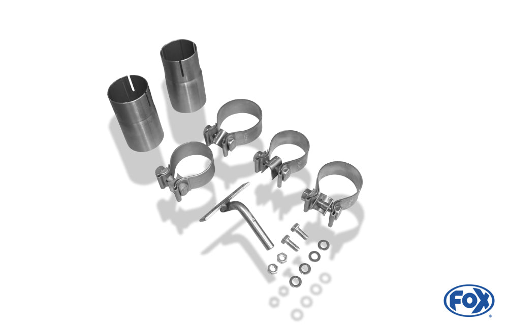 FOX Alfa Romeo Mito - 955 Endschalldämpfer - 2x80 Typ 14