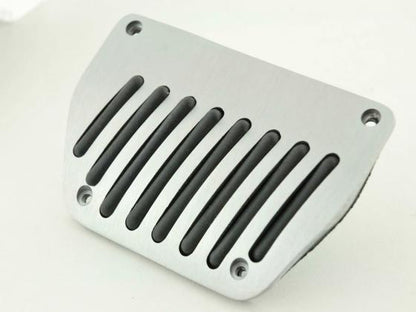 FK Alupedale Pedale Set 3-teilig BMW 3er, 5er, 7er, X3, X5, Z3 Automatikgetriebe Pedalcover Autopedale Streifen-Design