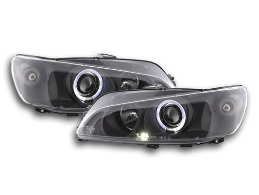 Scheinwerfer Set Peugeot 306 Bj. 97-00 schwarz