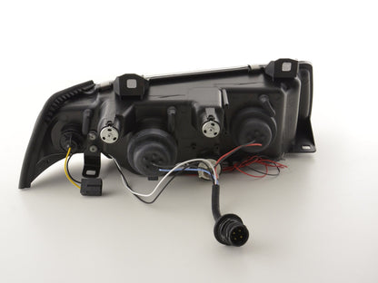 Scheinwerfer Set BMW 3er Limo Typ E36 Bj. 92-98 schwarz