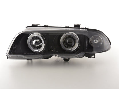 Scheinwerfer Set BMW 3er Limo Typ E46 Bj. 98-01 schwarz