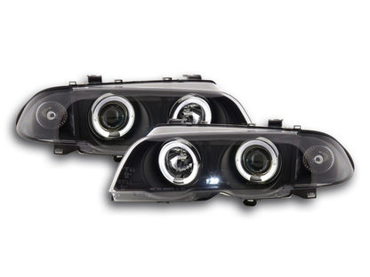 Scheinwerfer Set BMW 3er Limo Typ E46 Bj. 98-01 schwarz