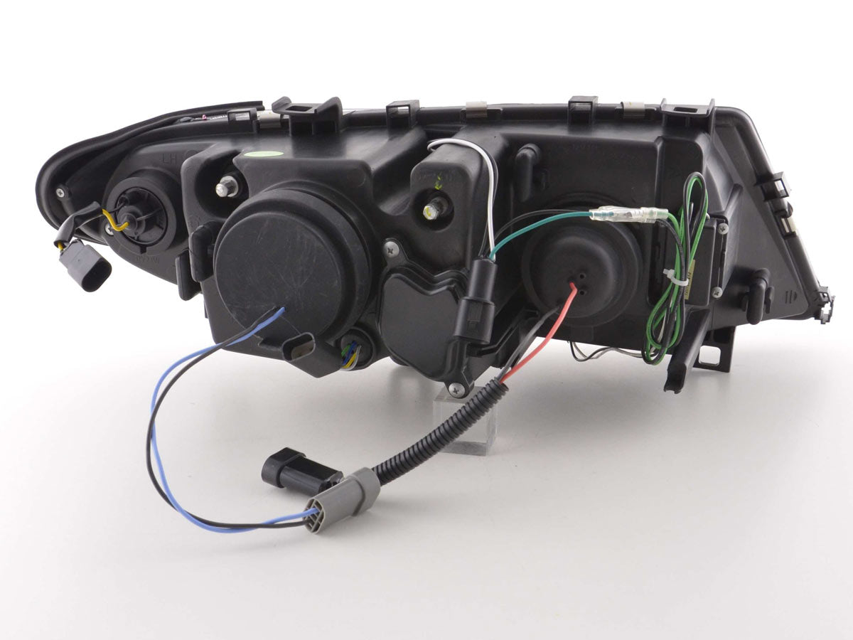 Scheinwerfer Set Daylight LED TFL-Optik BMW 3er E46 Limo/Touring Bj. 02-05 schwarz