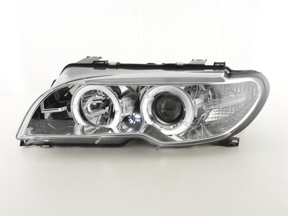 Scheinwerfer Set BMW 3er E46 Coupe/Cabrio Bj. 03-05 chrom