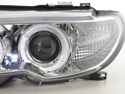 Scheinwerfer Set BMW 3er E46 Coupe/Cabrio Bj. 03-05 chrom
