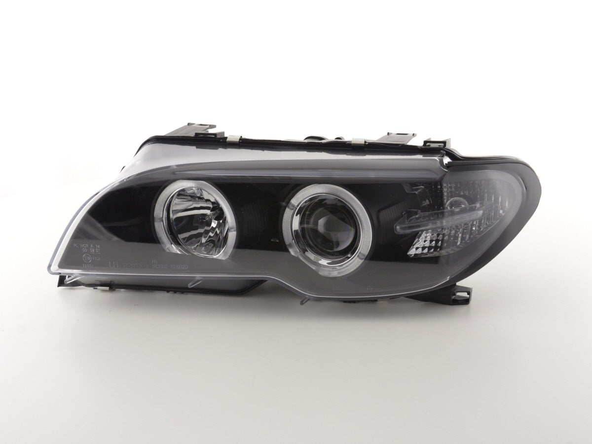 Scheinwerfer Set Xenon BMW 3er E46 Coupe/Cabrio  03-05 schwarz