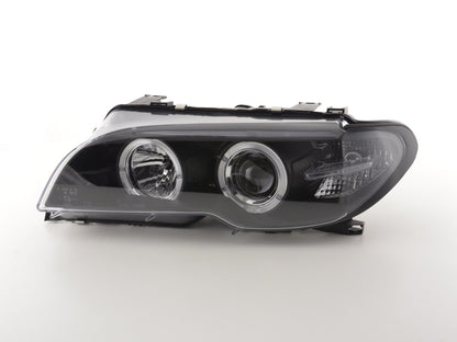 Scheinwerfer Set Xenon BMW 3er E46 Coupe/Cabrio  03-05 schwarz