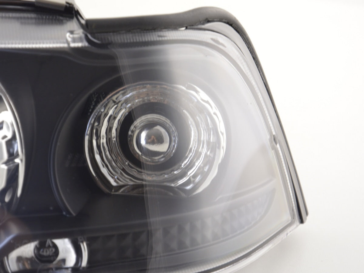 Scheinwerfer Set Angel Eyes CCFL BMW 3er E36 Limo Bj. 92-98 schwarz