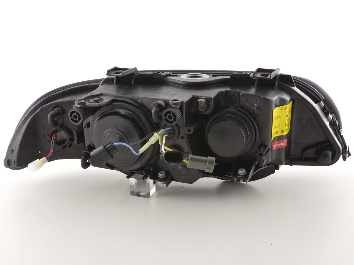 Scheinwerfer Set Angel Eyes BMW 5er E39 Bj. 95-00 schwarz
