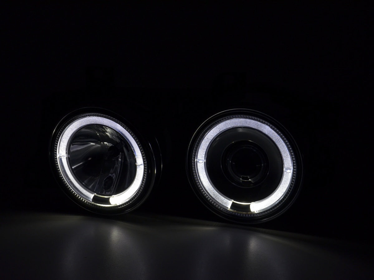 Scheinwerfer Set BMW 5er Typ E34 Bj. 88-94 chrom