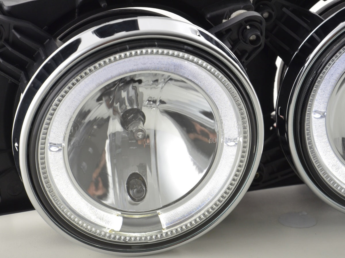 Scheinwerfer Set BMW 5er Typ E34 Bj. 88-94 chrom