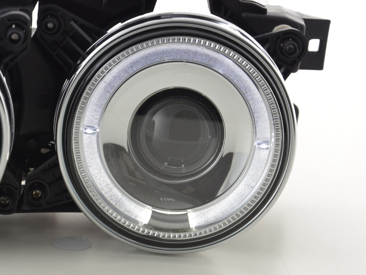 Scheinwerfer Set BMW 5er Typ E34 Bj. 88-94 chrom