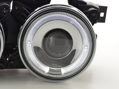 Scheinwerfer Set BMW 5er Typ E34 Bj. 88-94 chrom