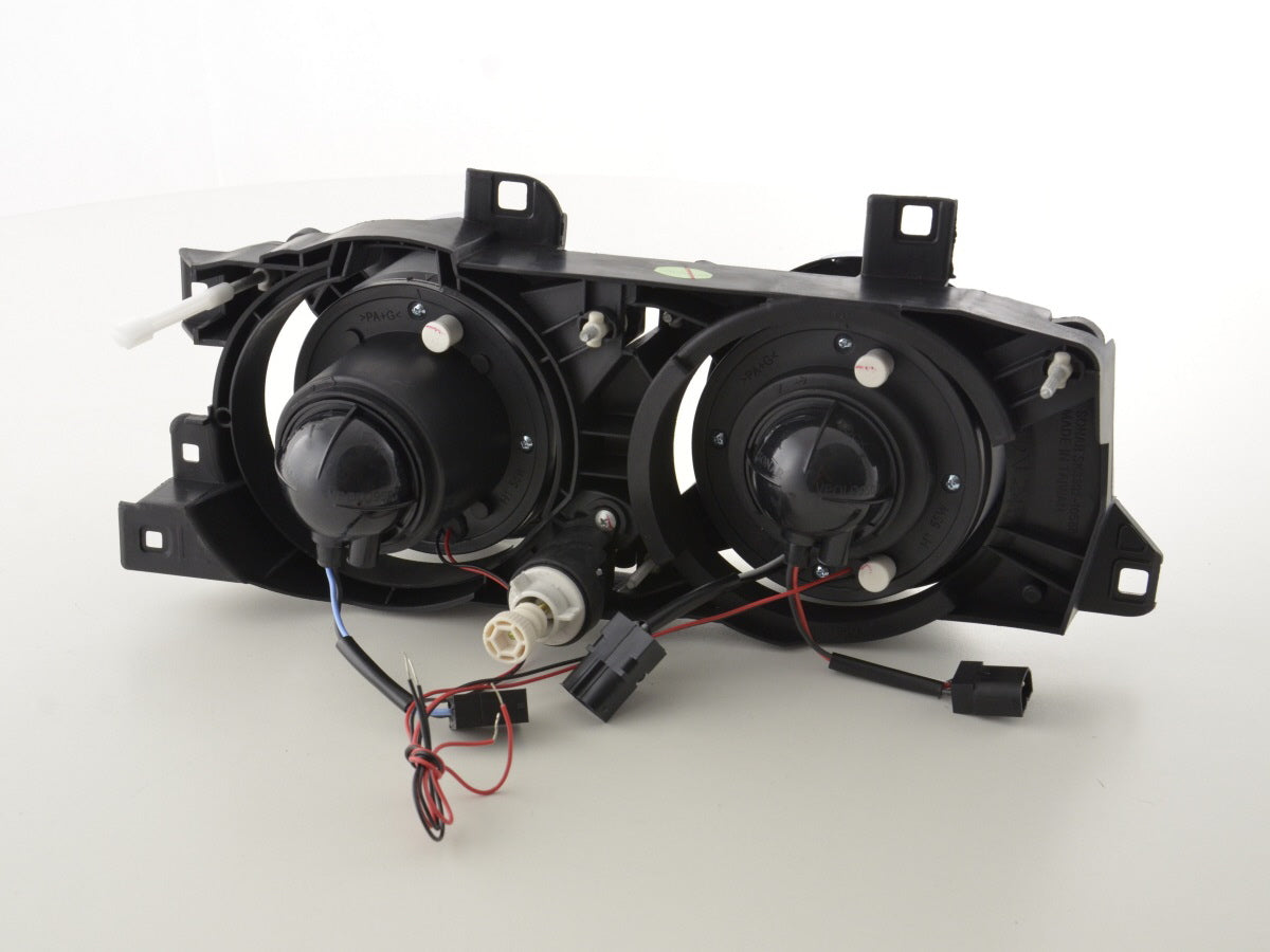 Scheinwerfer Set BMW 5er Typ E34 Bj. 88-94 chrom
