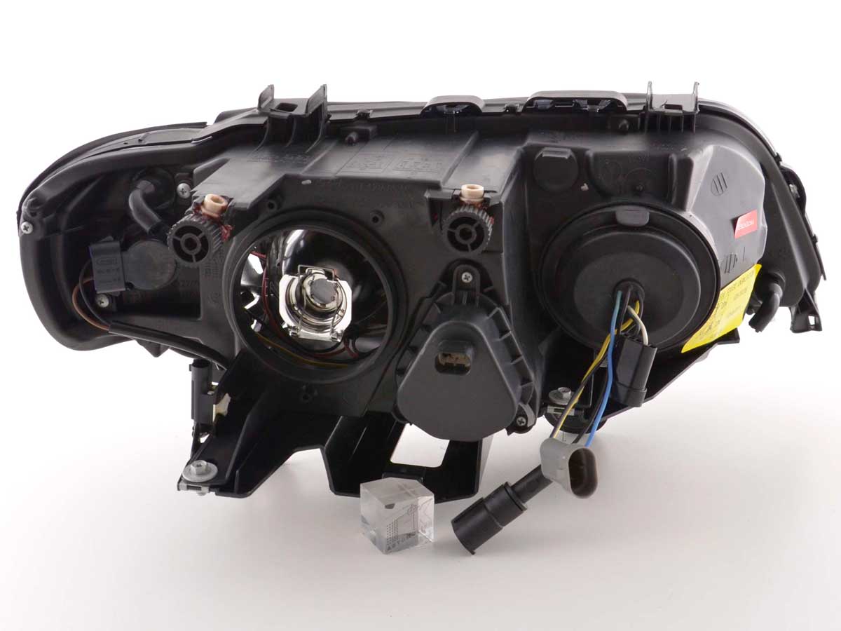 Scheinwerfer Set Angel Eyes BMW X5 Typ E53 Bj. 00-03 schwarz