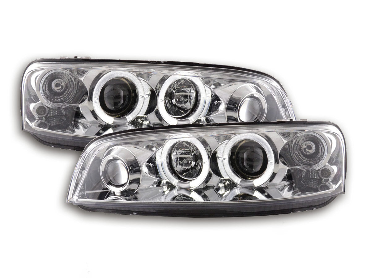 Scheinwerfer Set Fiat Punto 2 Typ 188 Bj. 99-02 chrom
