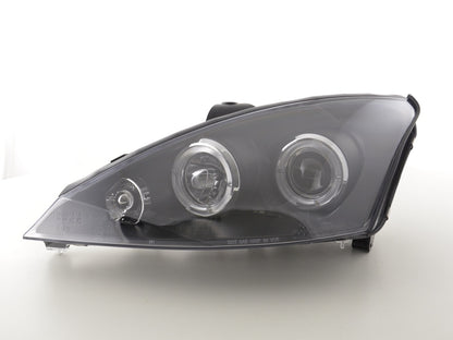 Scheinwerfer Set Ford Focus Bj. 98-01 schwarz