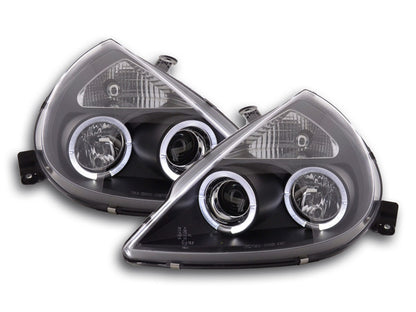 Scheinwerfer Set Ford KA Typ RBT Bj. 97- schwarz