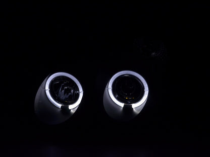 Scheinwerfer Set Mercedes C-Klasse Typ W203 Bj. 00-07 schwarz für Rechtslenker