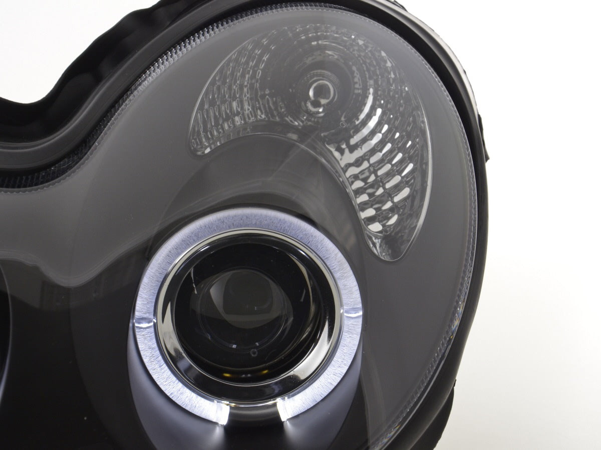 Scheinwerfer Set Mercedes C-Klasse Typ W203 Bj. 00-07 schwarz für Rechtslenker