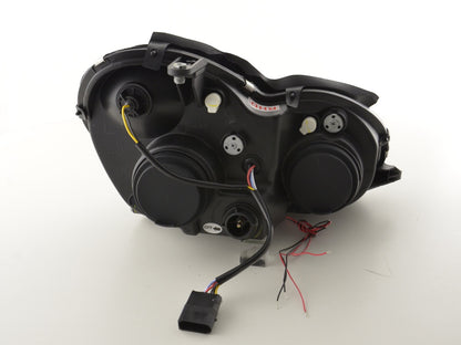 Scheinwerfer Set Mercedes C-Klasse Typ W203 Bj. 00-07 schwarz für Rechtslenker