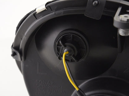 Scheinwerfer Set Mercedes C-Klasse Typ W203 Bj. 00-07 schwarz für Rechtslenker