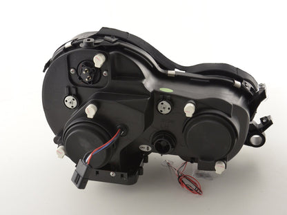 Scheinwerfer Set Angel Eyes Mercedes E-Klasse Typ W210 Bj. 99-01 schwarz