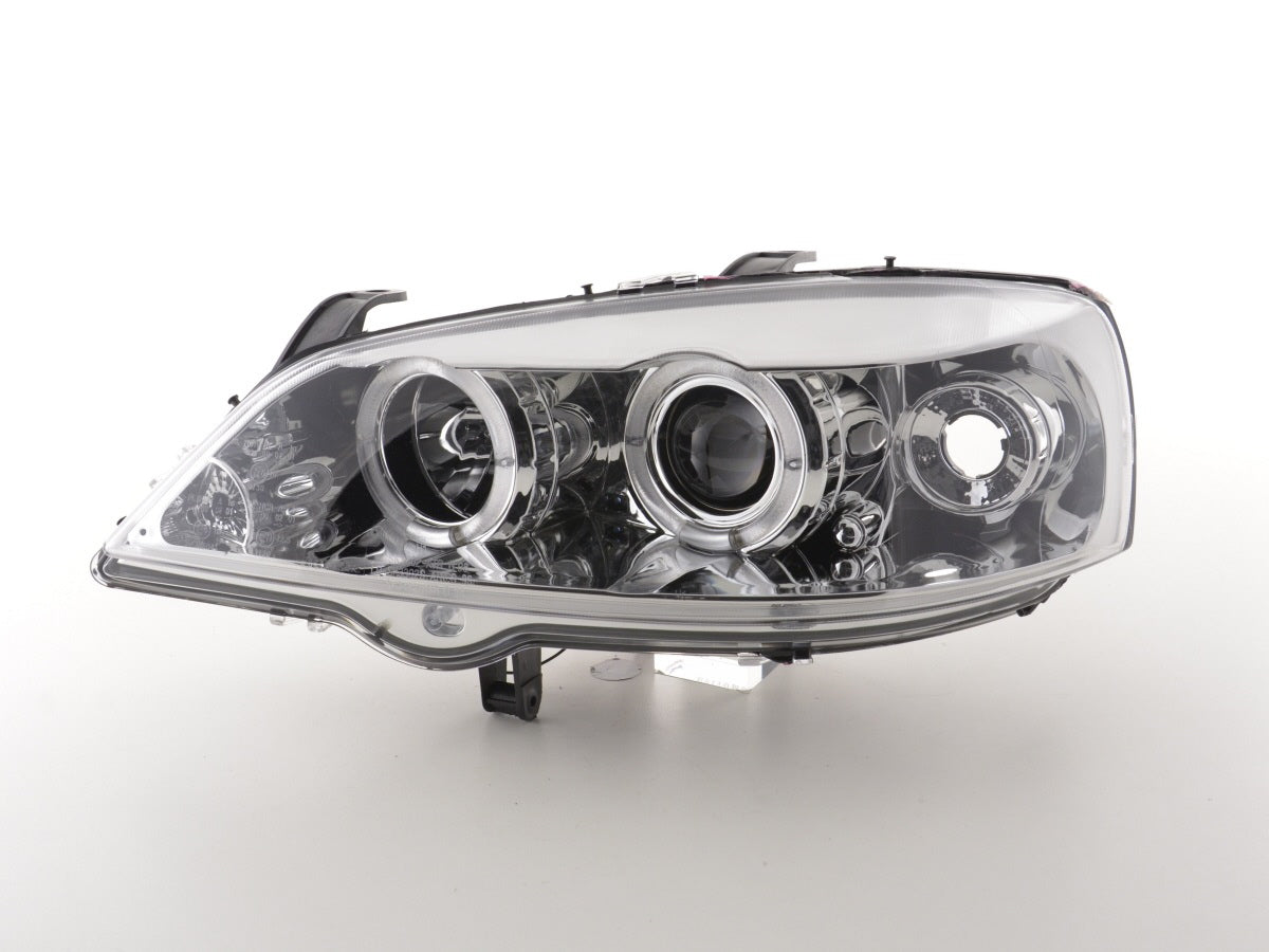 Scheinwerfer Set Angel Eyes Opel Astra G Bj. 98-03 chrom