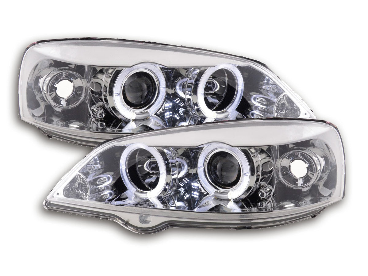 Scheinwerfer Set Opel Astra G Bj. 98-03 chrom